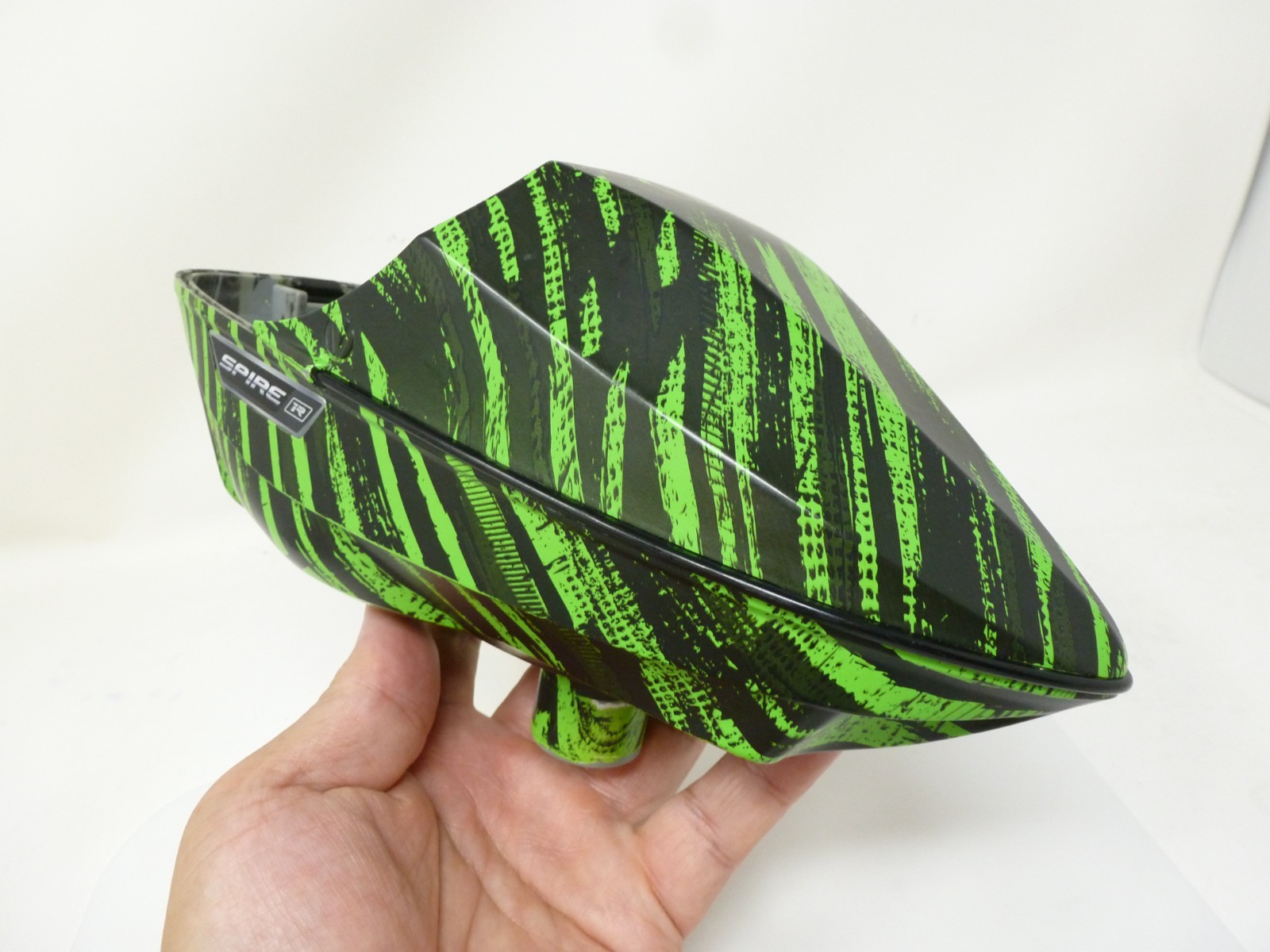Virtue Spire 200 IR top & bottom shell kit graphic green black paintball loader
