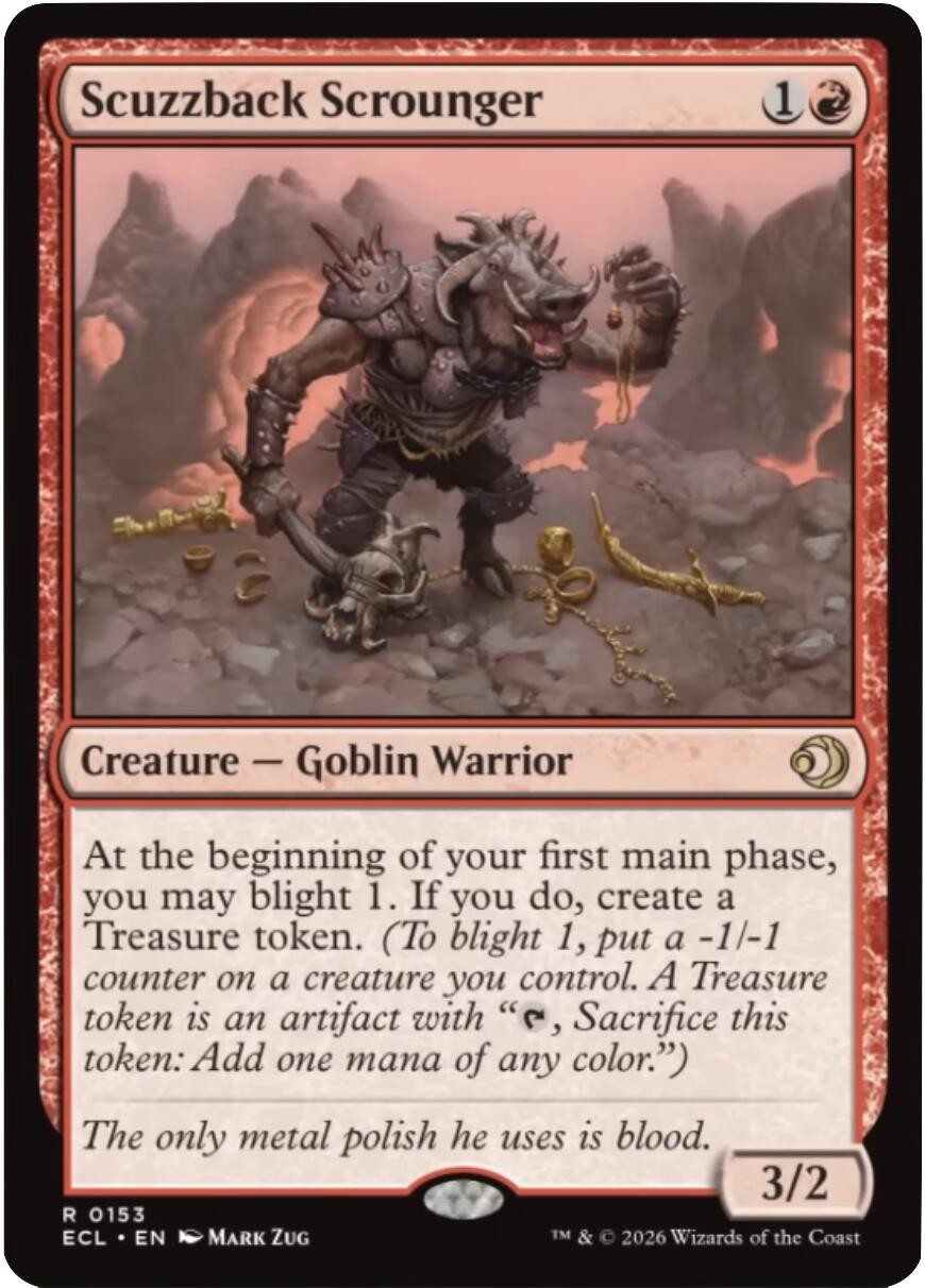 Scuzzback Scrounger [ECL - 153] - NM TCG MTG