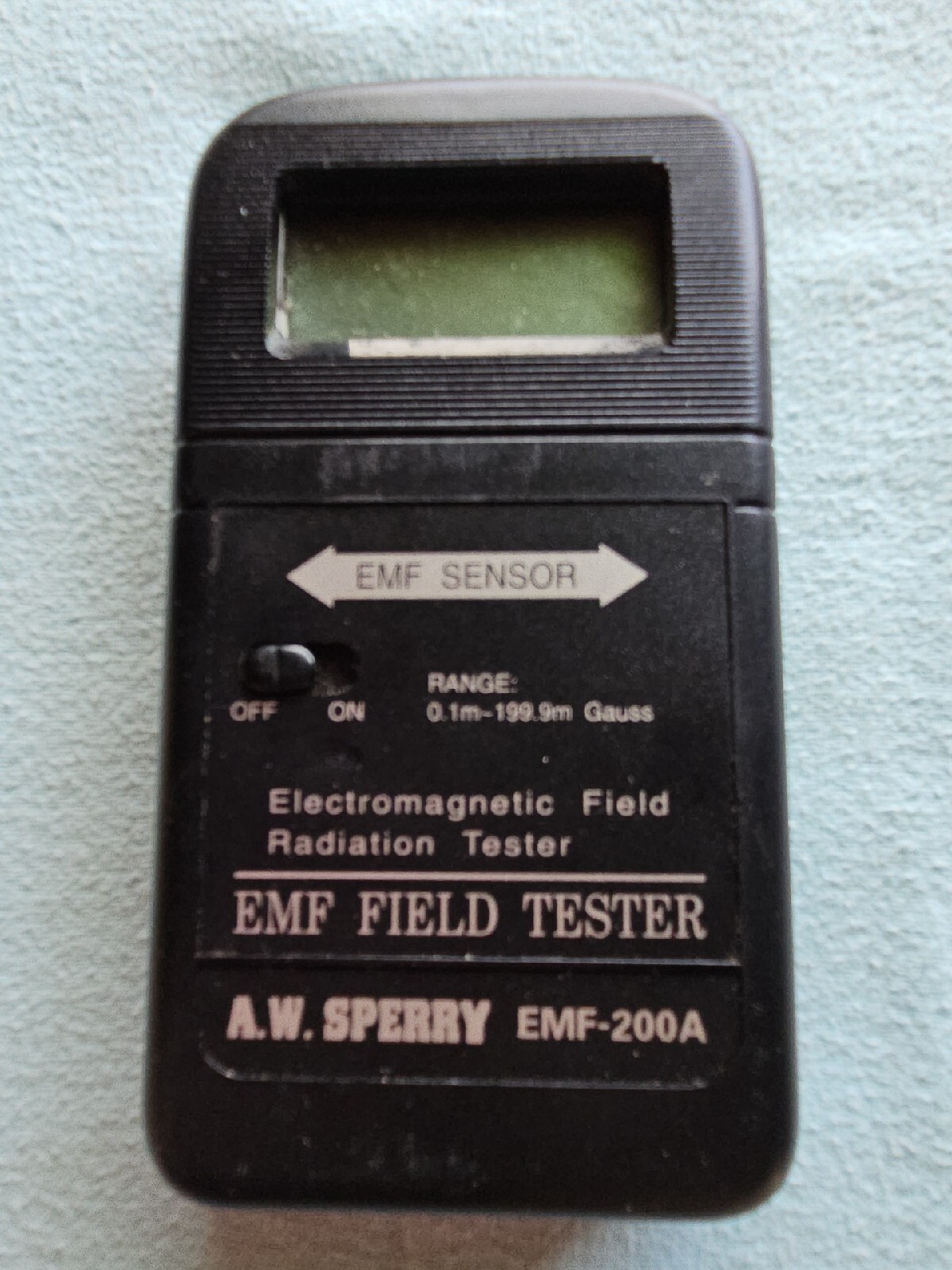 A.W. Sperry EMF-200A Electromagnetic Field Radiation Tester - Tested - Working