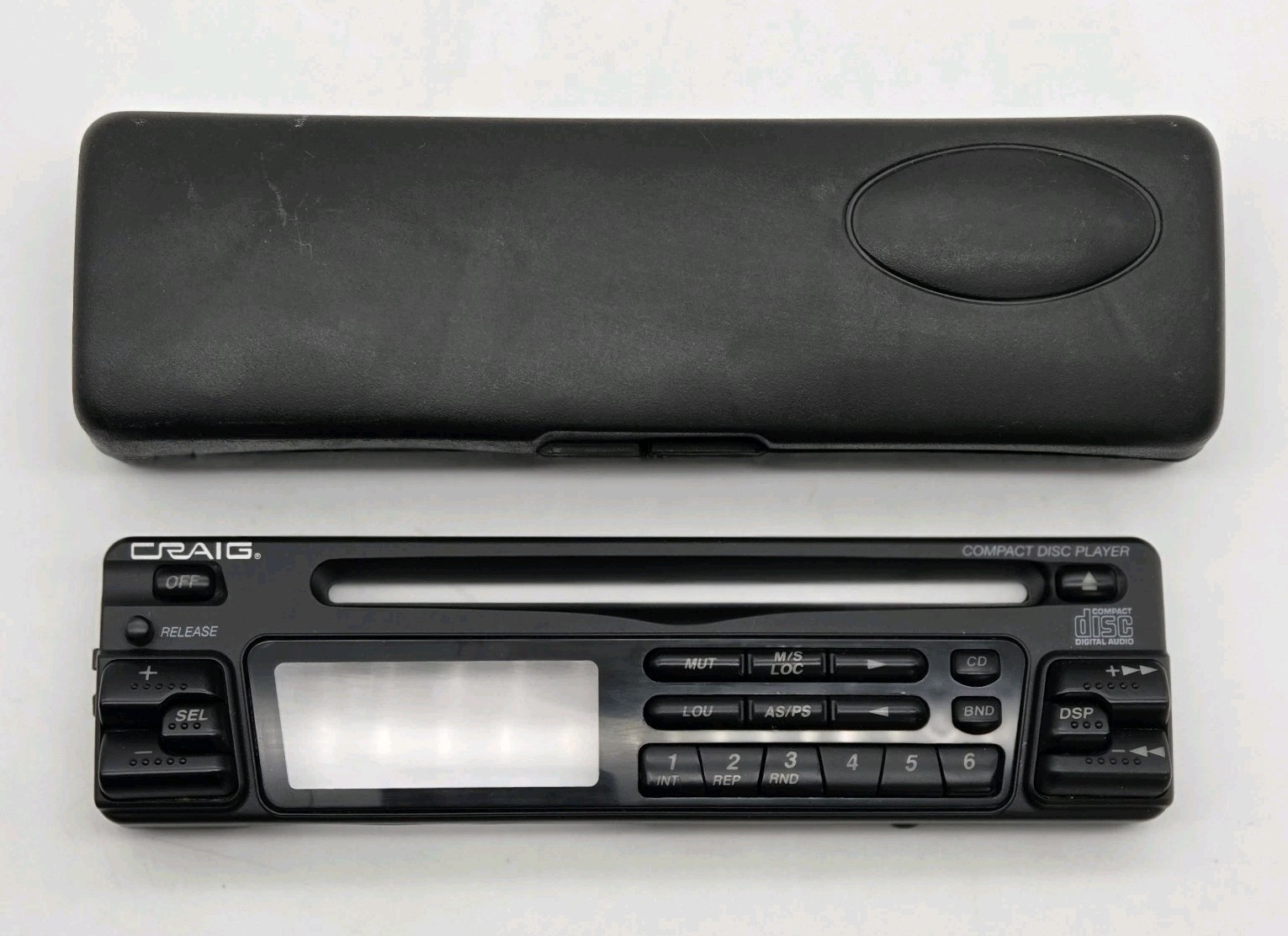 CRAIG Replacement Faceplate & Case For Car Stereo Compact Disc Player Untested