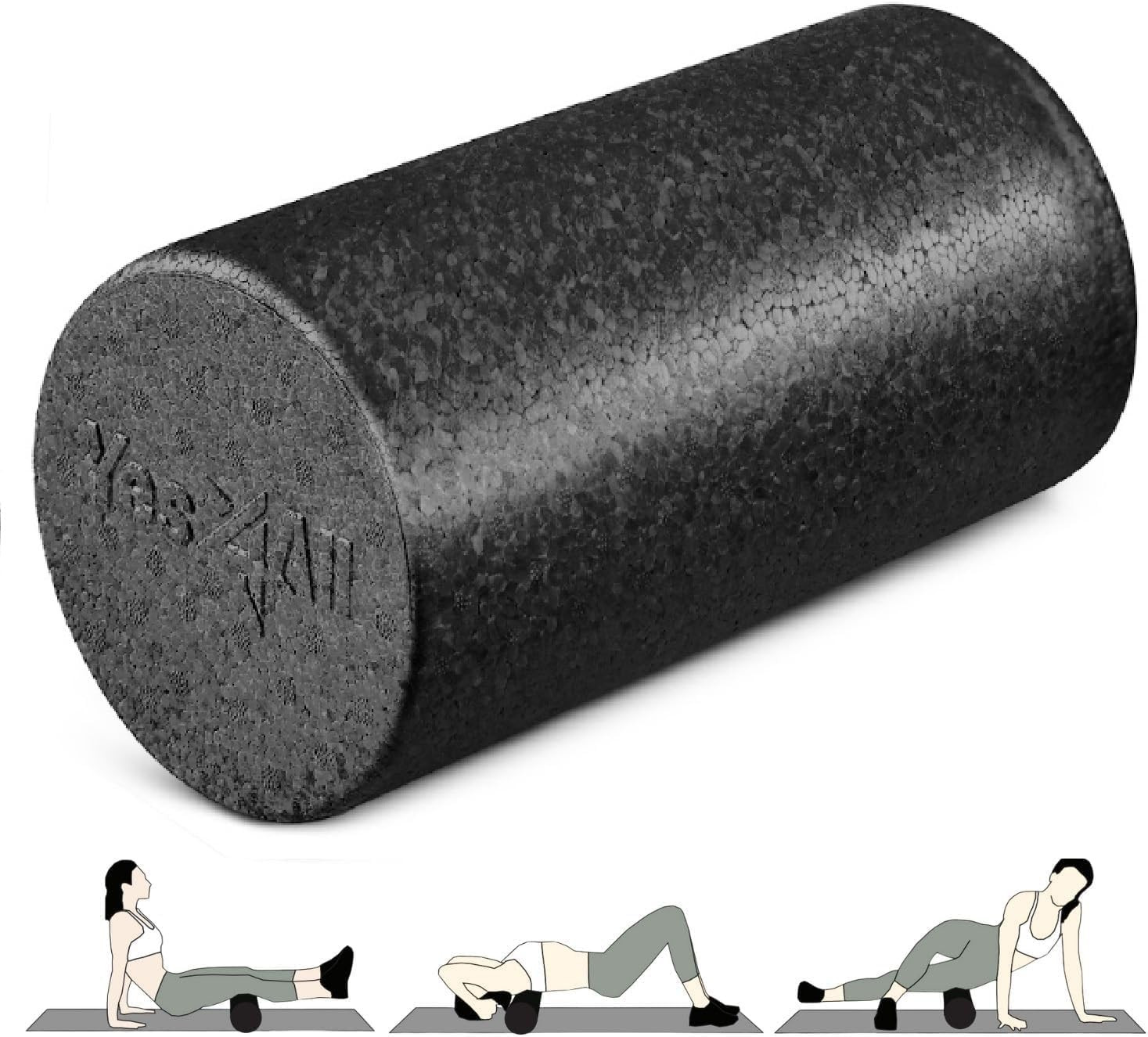 High Density Foam Roller for Back, Variety of Sizes & Colors for Yoga, Pilates -