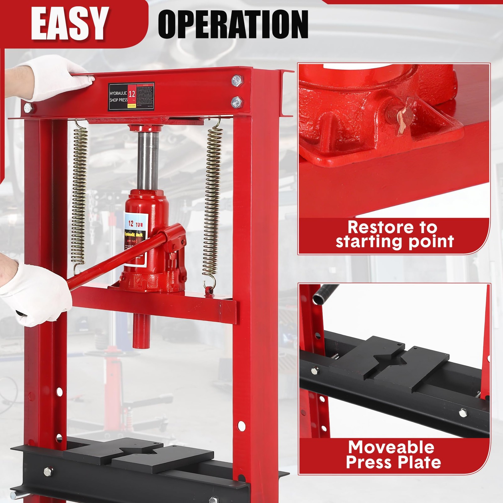 Triangular‑Brace Structure Improves Frame Stability Of 12T Hydraulic Press, H‑Fr