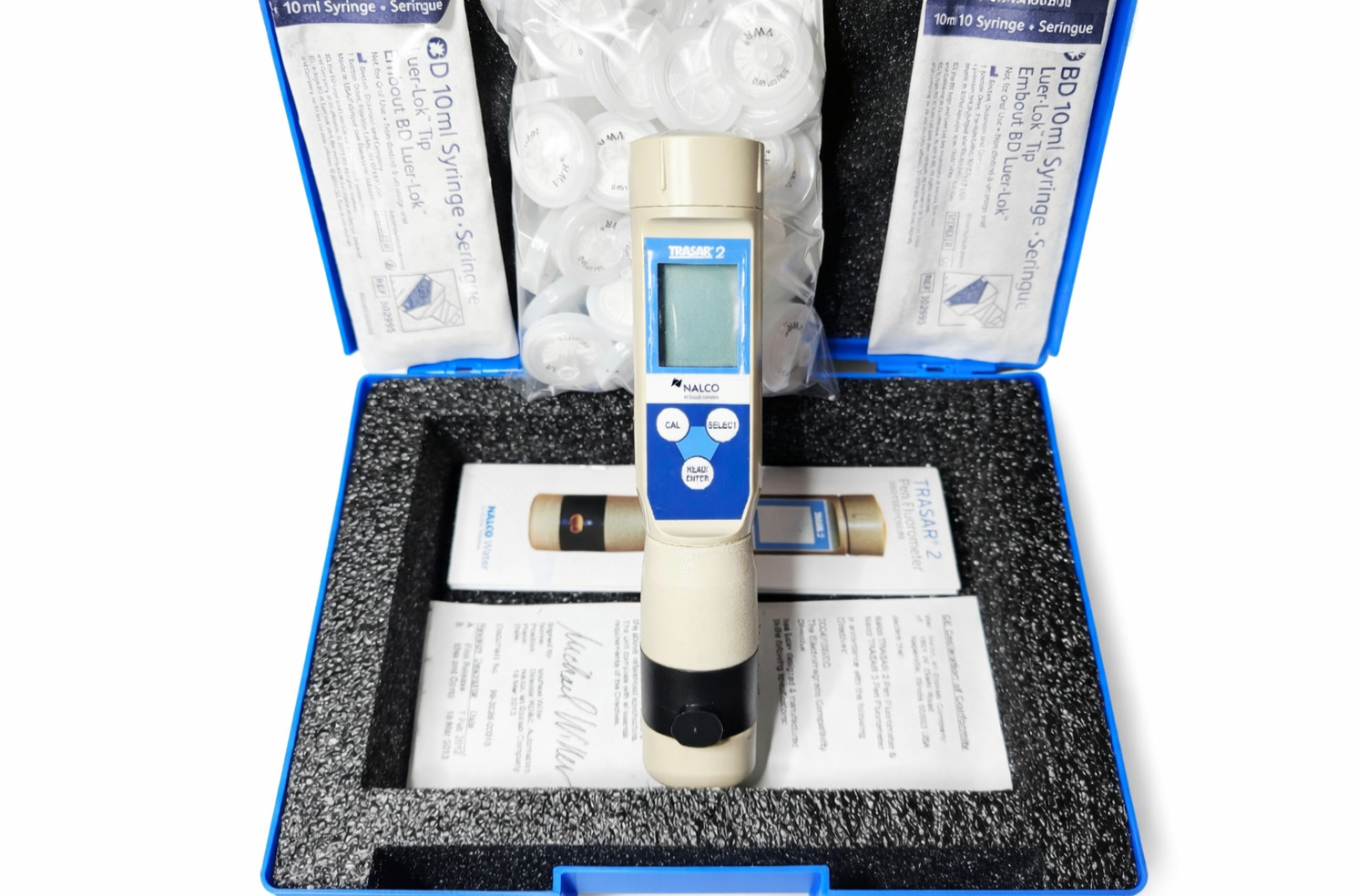 Nalco Trasar 2 Pen Fluorometer 060-TSR2PENIIX.88 Water Analyzer NEW Complete Kit