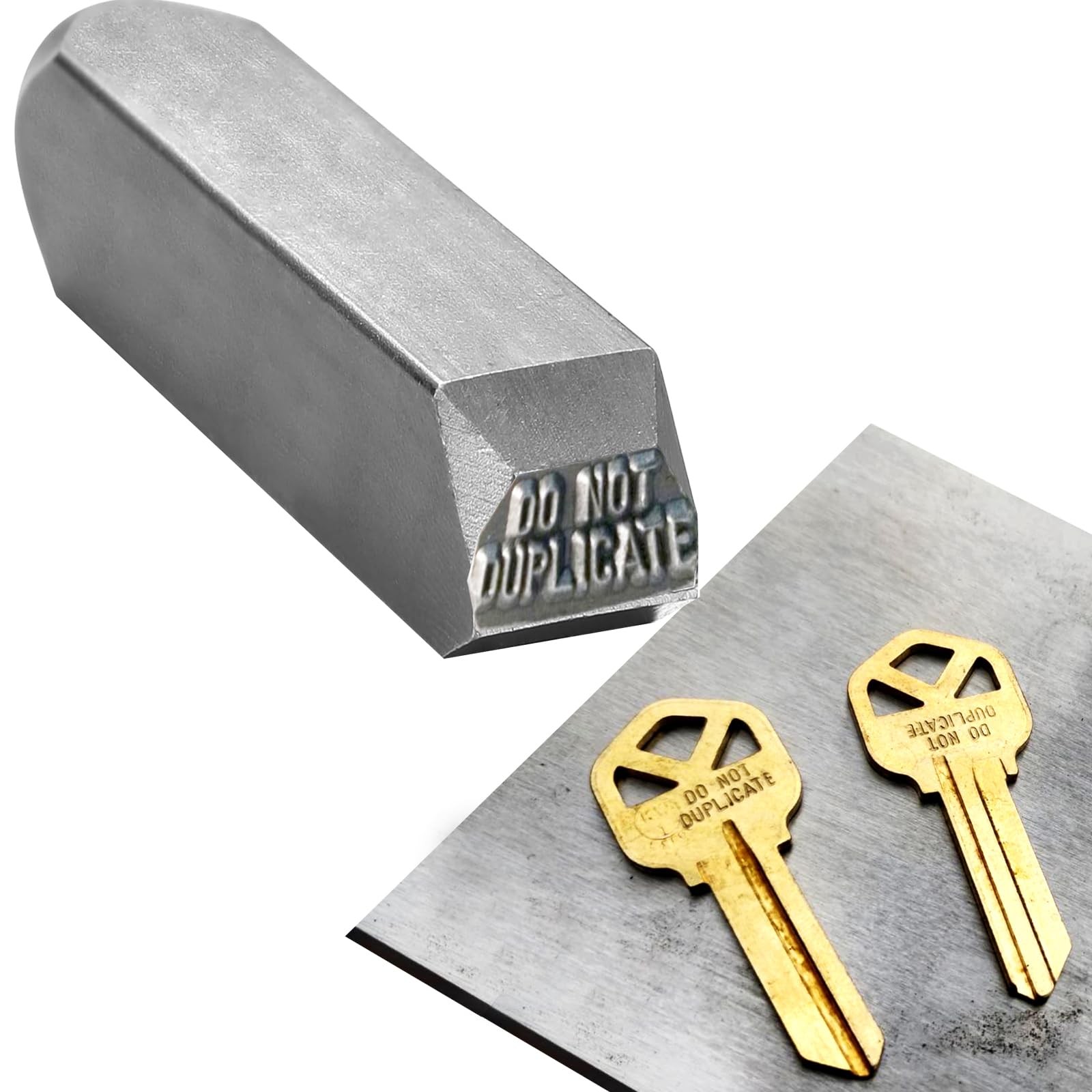 Do Not Duplicate Metal Stamps for Key, Steel Punch Tool Stamp Keys for Office...