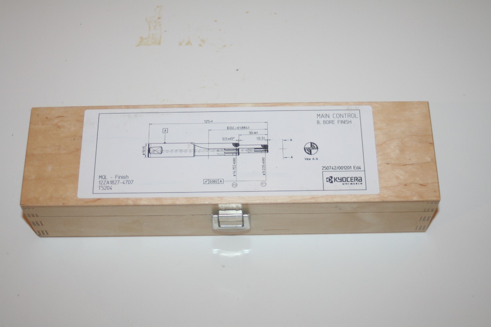 KYOCERA UNIMERCO 12ZA1827-4707 T5204 Carbide PCD Step Reamer * NEW *