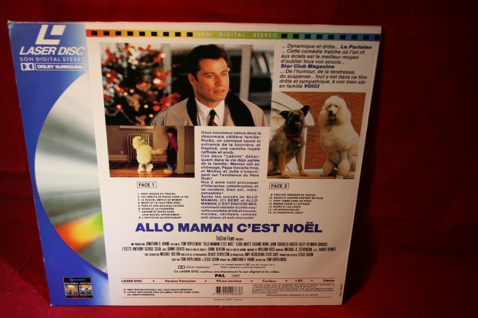 Laserdisc {u} * Allo Maman C'est Noel * French PAL laserdisc