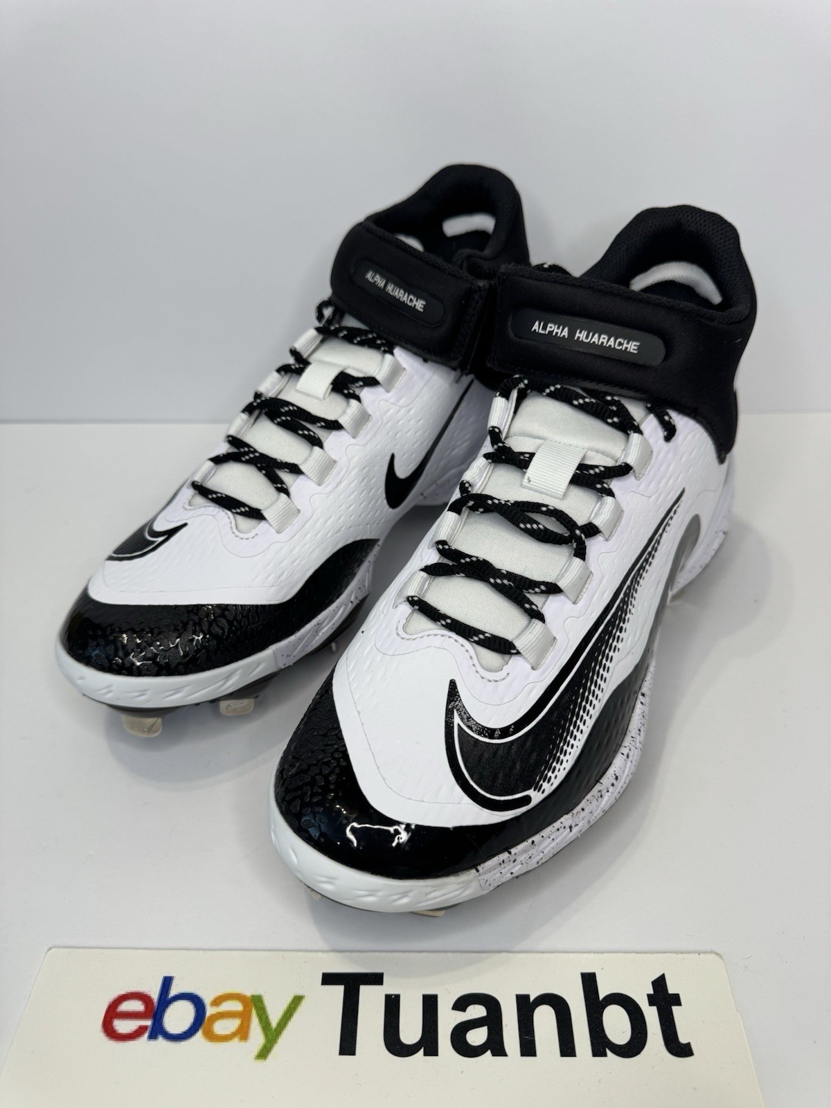 BRAND NEW Nike Alpha Huarache Elite 4 Mid Men's Baseball Cleats FD2744-107