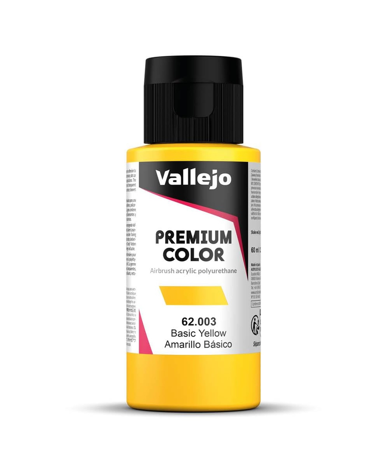 Vallejo Color Basic Yellow Premium RC Colors