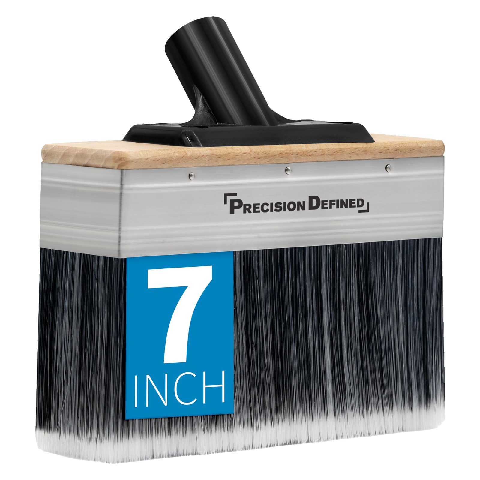 Precision Defined Deck Stain Brush, Large 7-Inch, Deck Brush for Paints, Heavy D