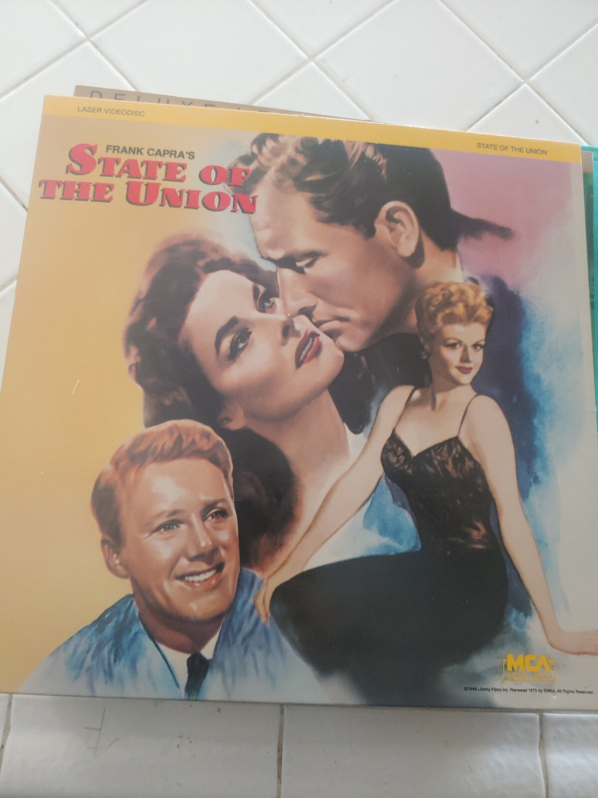 State Of The Union 2 Laserdisc LD Very Good Condition Very Rare Frank Capra