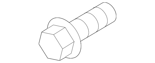 Genuine Volkswagen Oil Cooler Bolt N-911-976-01