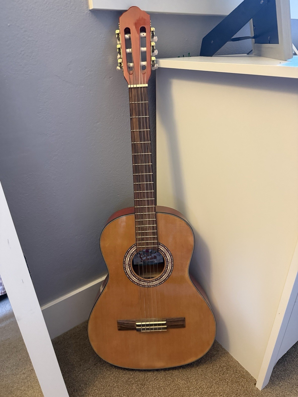 Schmidt D-27 Classical Guitar 6 String Brown Spruce Rosewood Right-Handed