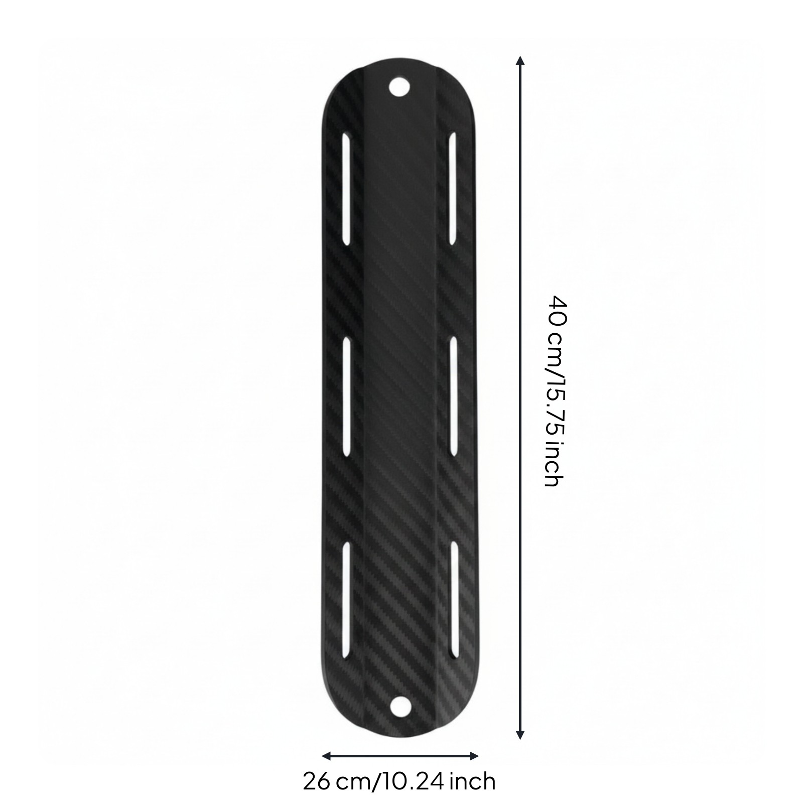 Scuba Diving Backplate Streamlined Scuba Backplate Rigid for Technical Divers