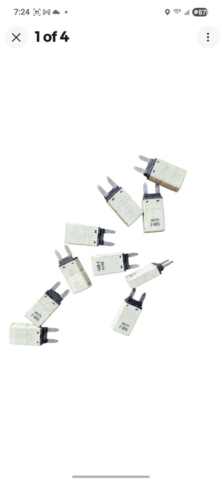 Fuses  Circuit Breaker E-T-A 1620-2. 25amp. 10 Piece Set