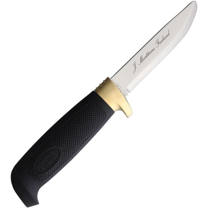 Marttiini Condor Junior Fixed Knife 3.13" Stainless Blade Black Rubber Handle