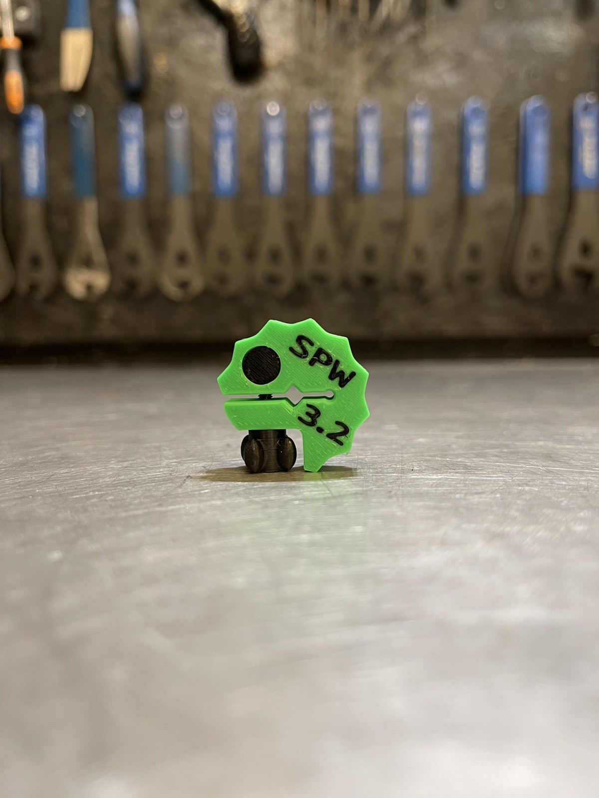 Bicycle spoke repair tool, nipple holder key, bikepacking, 3.2mm, SPW Prints