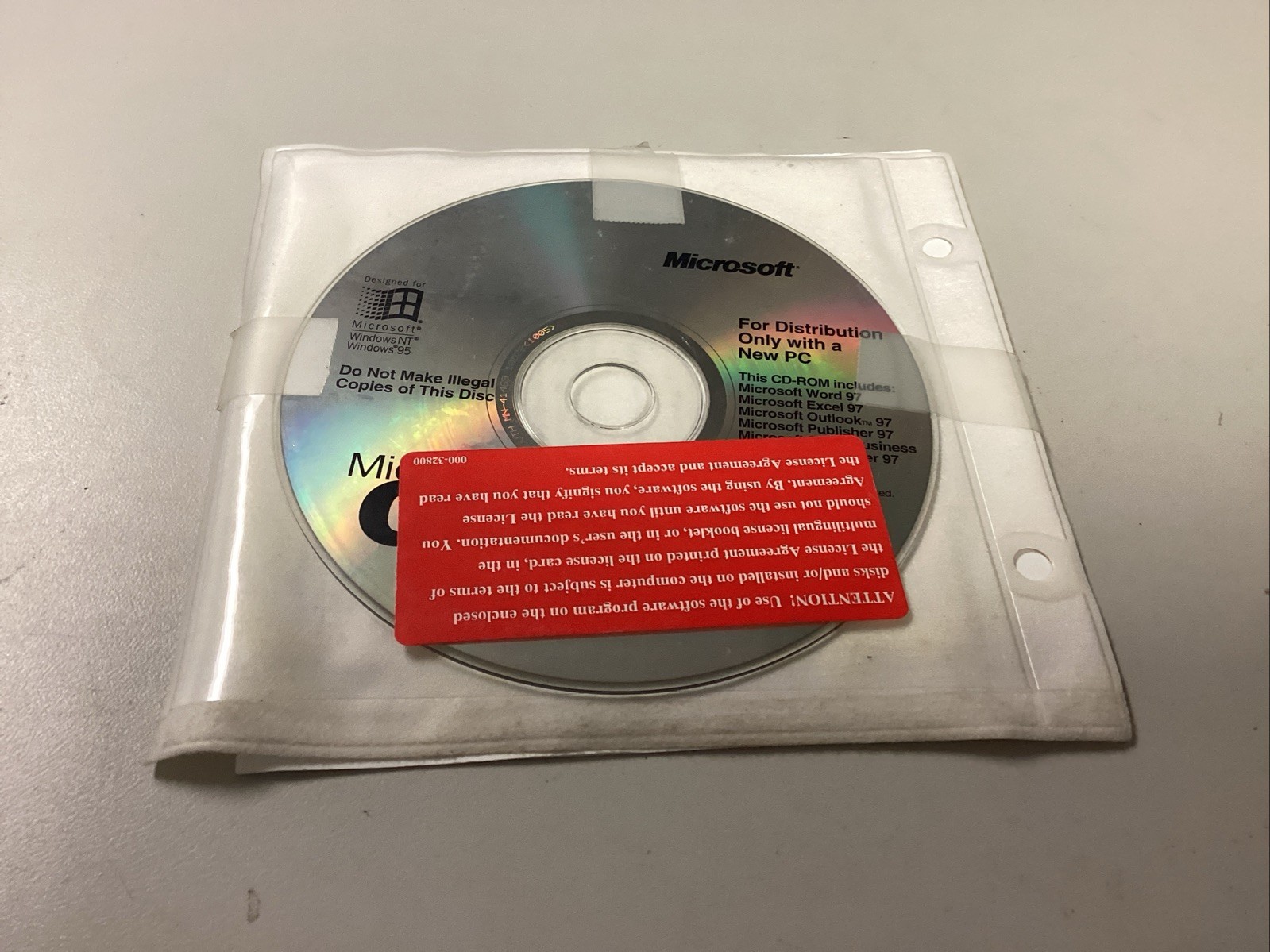 Microsoft Office 97 Small Business Edition With Product Key