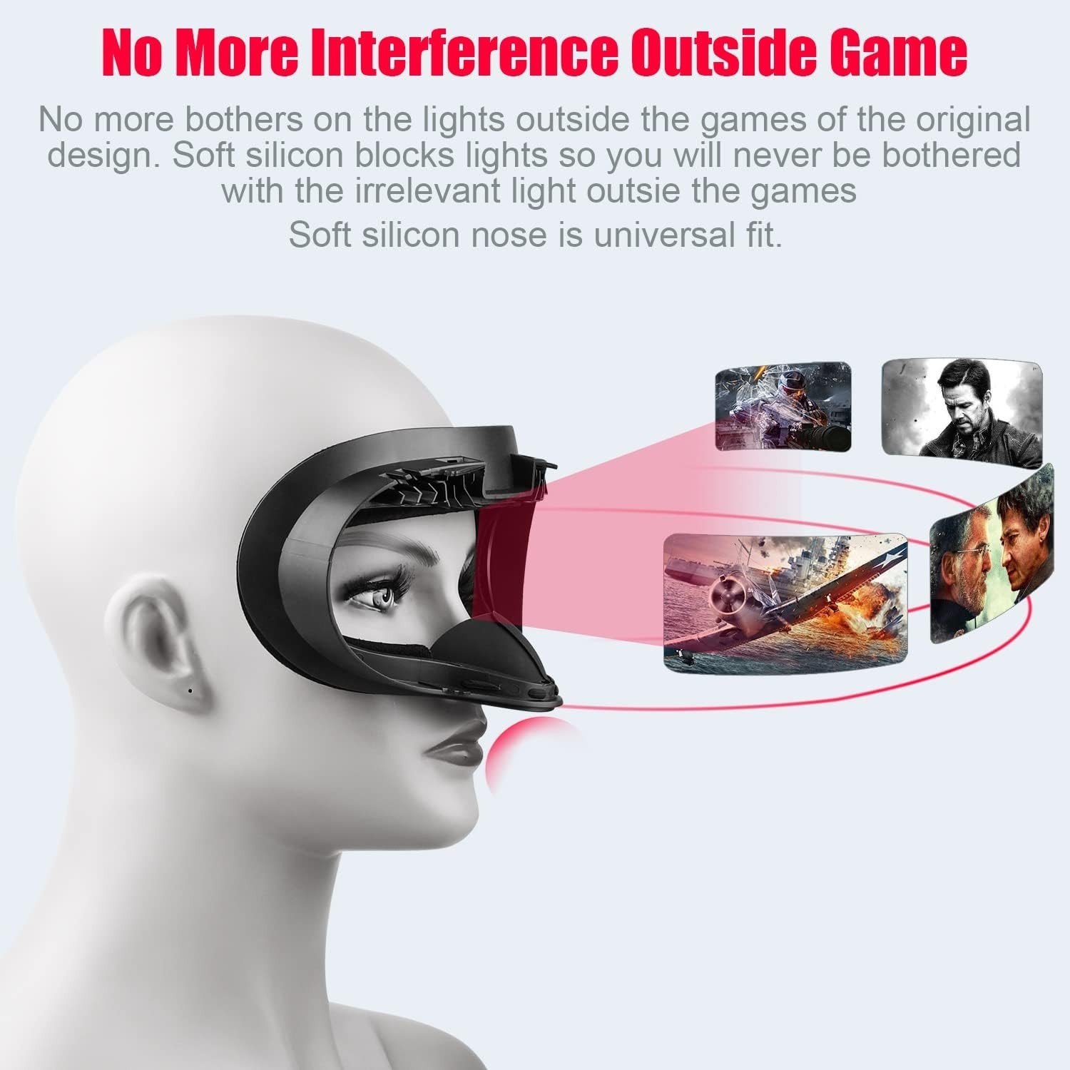 2-Pack Foam Replacement & Lens Protector for Oculus Quest 2 - Enhanced Comfort