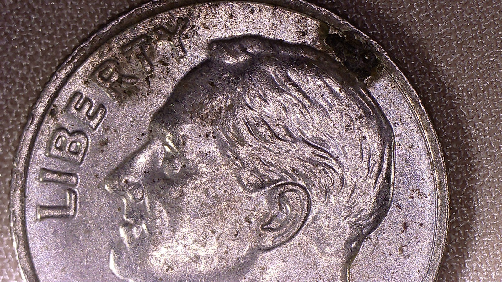 RARE 2014 DENVER ROOSEVELT MULTIPLE MINTING ERROR DIME.
