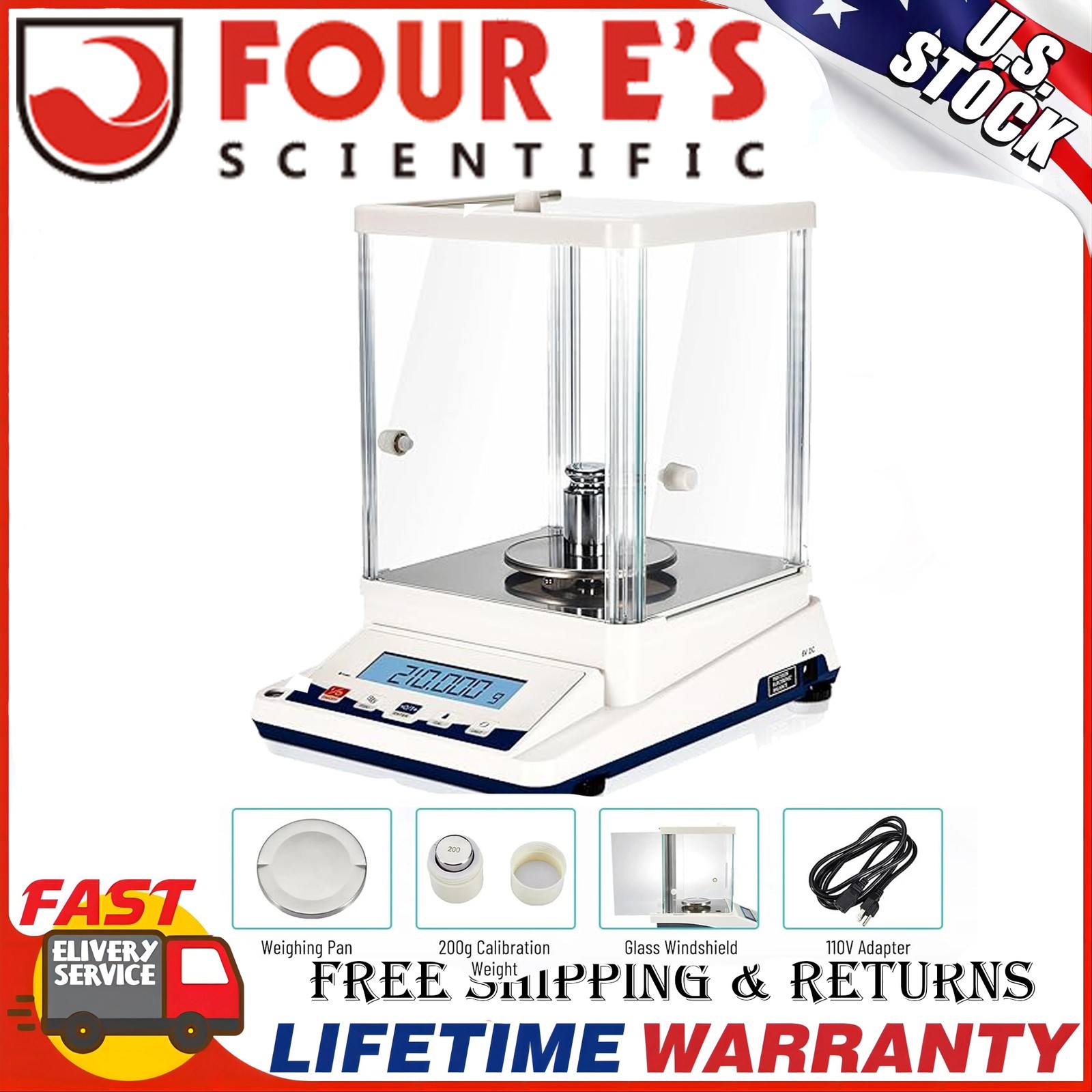 210gx0.001g Lab Scale Digital Analytical Balance Scientific high Precision Scale