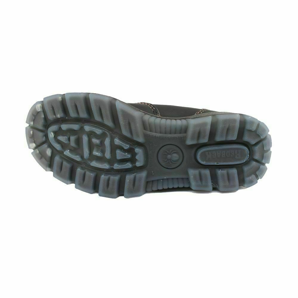 Redback Easy Escape Black Oil Kip Elastic Sided Soft Toe Work Leather Boot UBBK