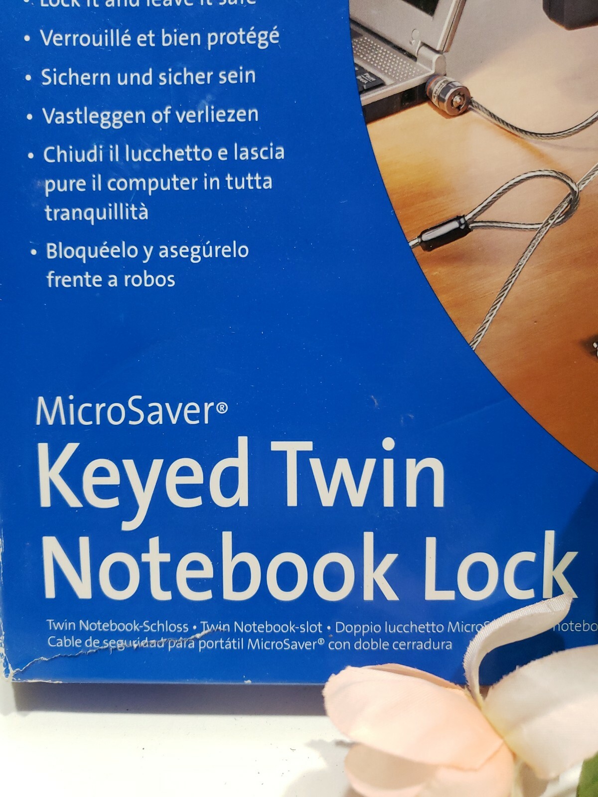 Kensington Notebook Lock Keyed 7 1/2 Ft Cable Lock Computer Security K64025F