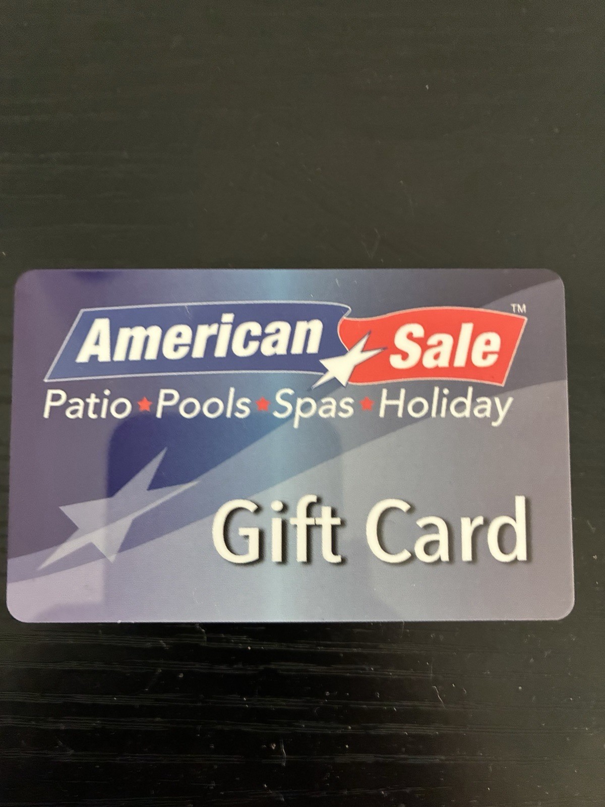 American Sale Gift Card $250 Value
