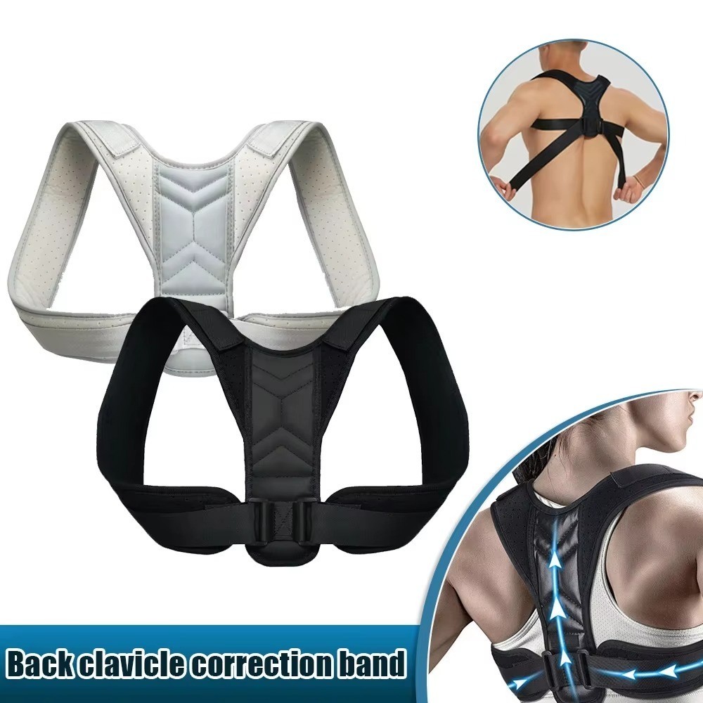 True Fit Posture Corrector Belt Adjustable Back Brace Straightener For Men Women
