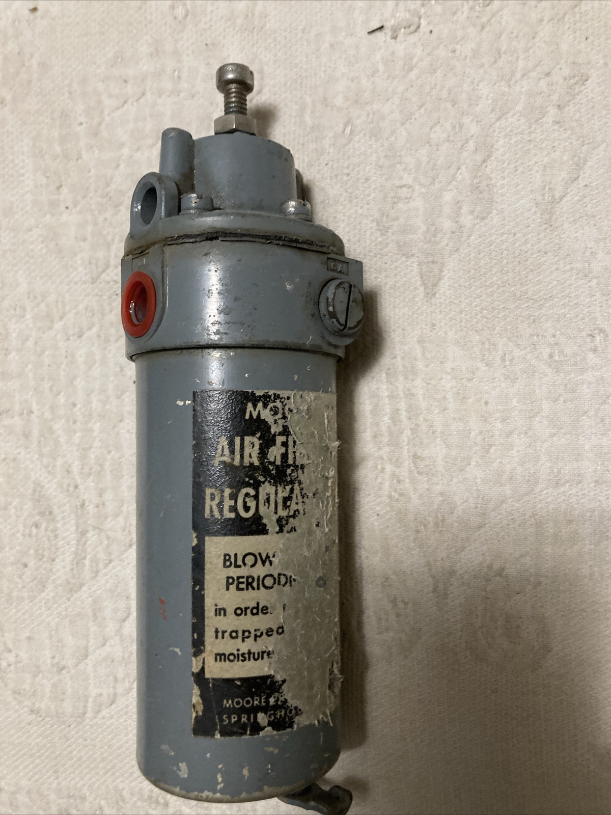 Moore Air Filter Regulator Model 91f-60 Pre Owned