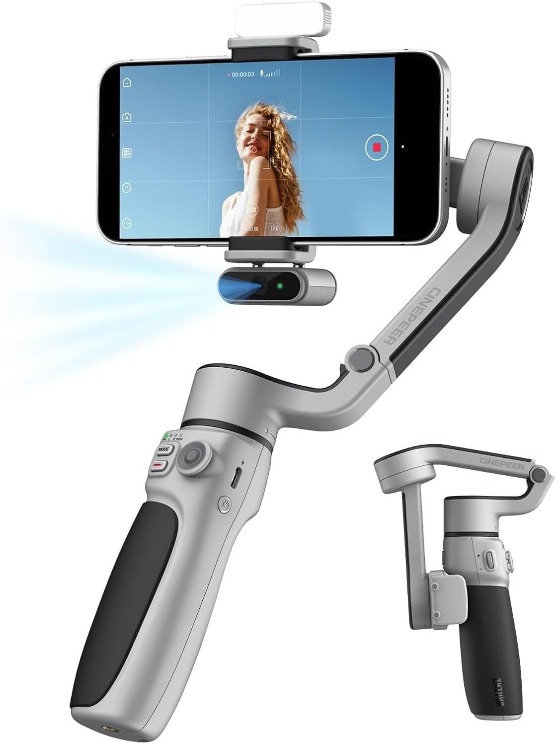 Zhiyun Cinepeer CQ5 Smartphone Gimbal Stabalizer 3-Axis Stabilizer for iPhone