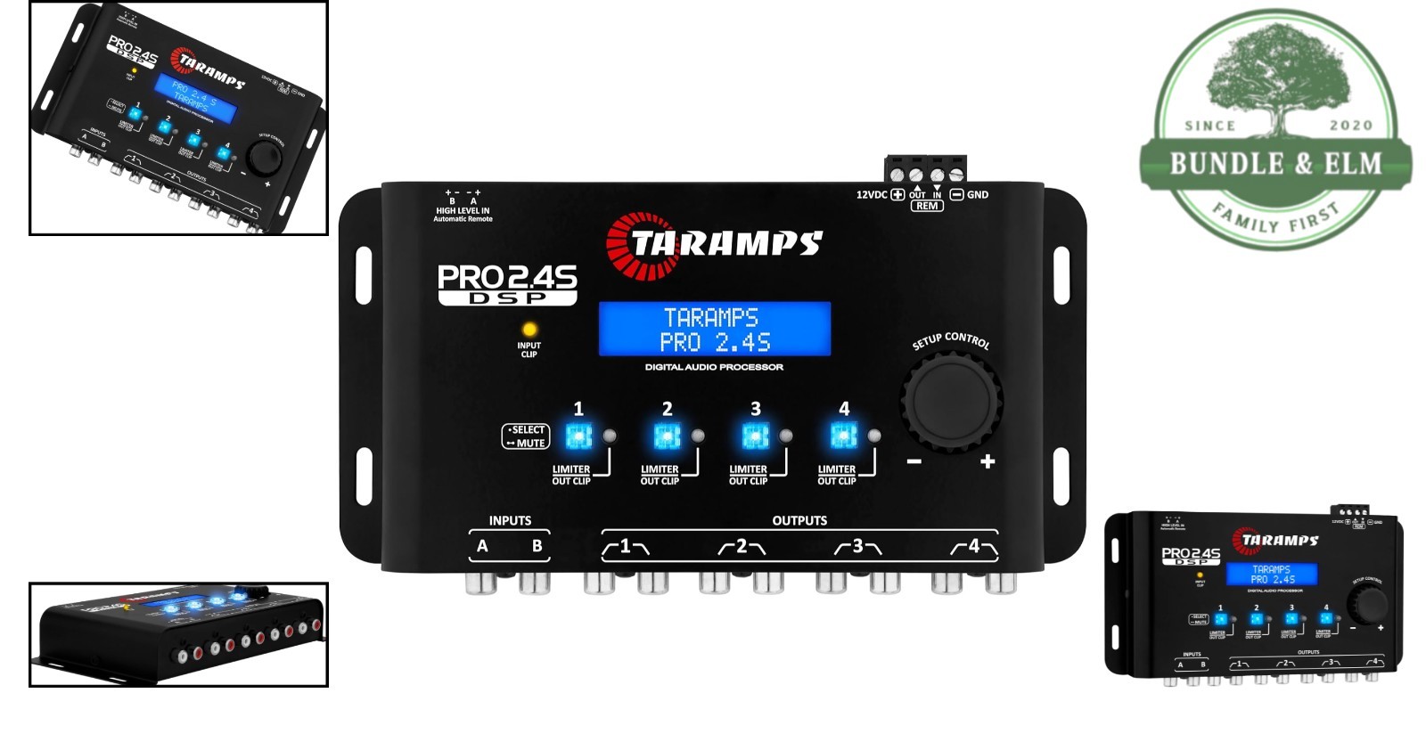 Digital Signal Processor with 15-Band Equalizer and 12 Preset EQ Settings