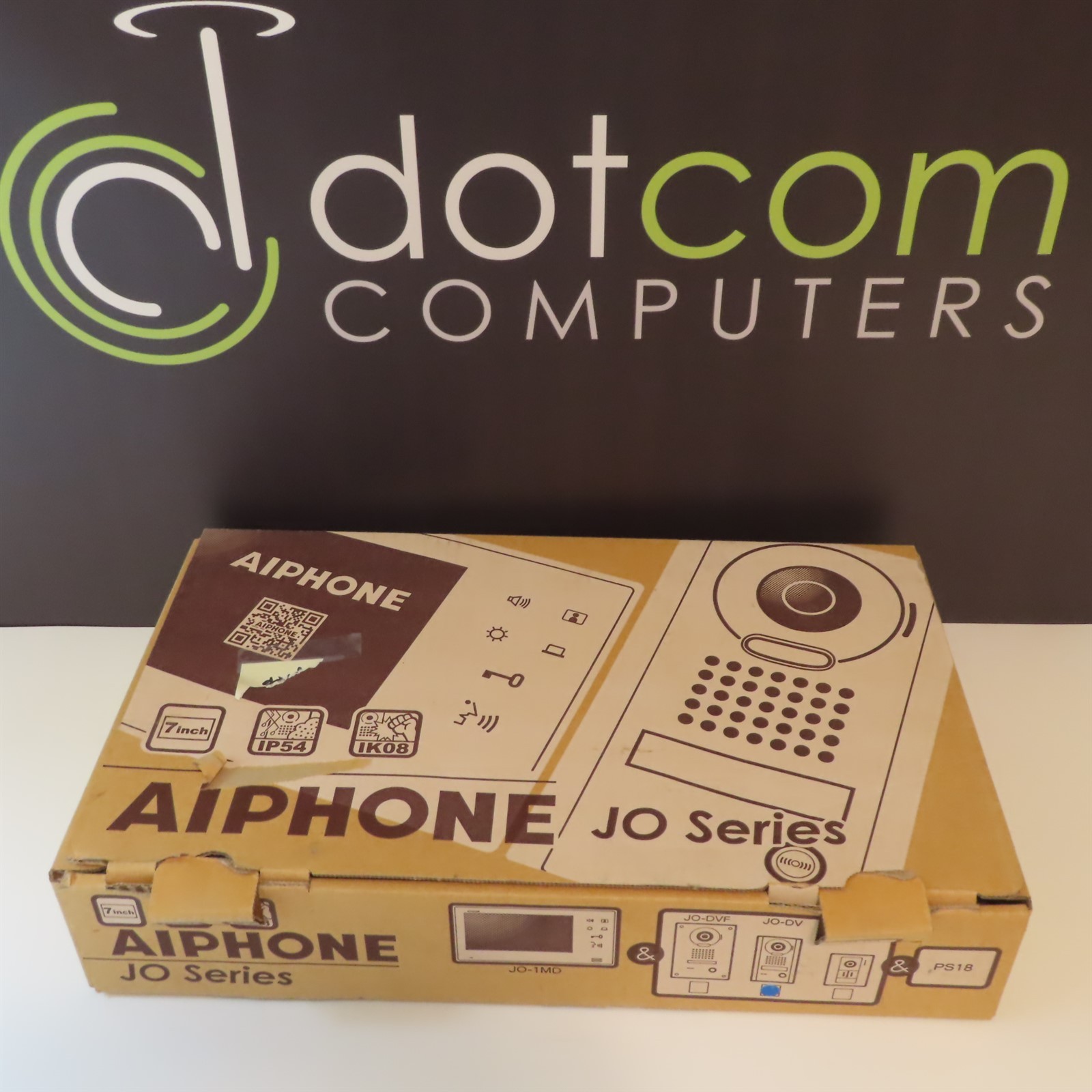 Aiphone JOS-1V Entry Security Intercom Box Set, 7" Video JO-DV JO-1MD PS18