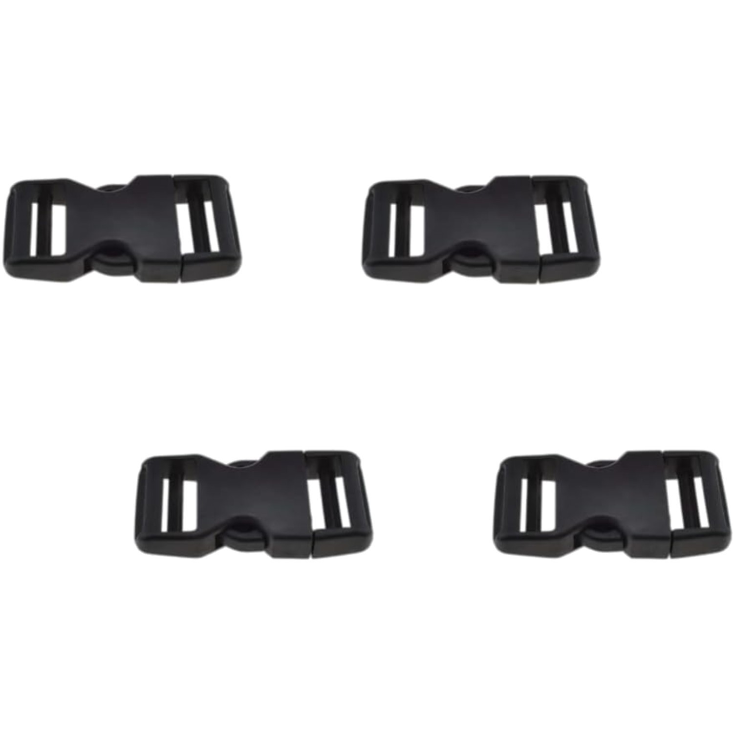 1 Inch Plastic Buckles with Dual-Side Adjustment for Easy Strap Replacement