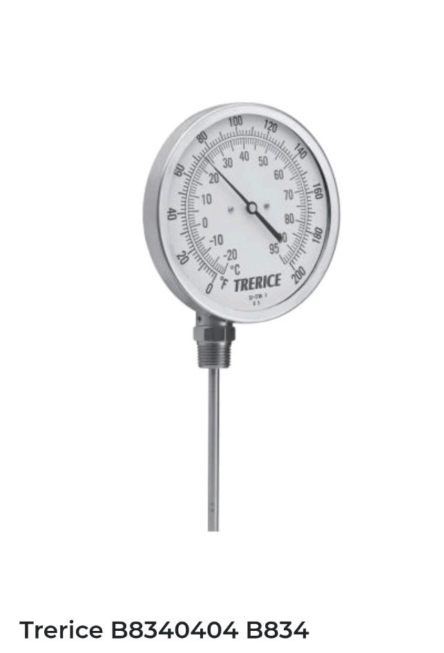 Trerice Model B834  (B8340404) Test Thermometer
