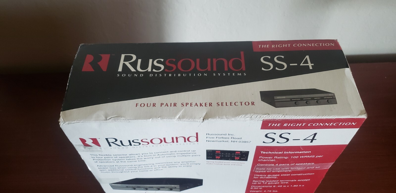Russound SS-4 Four Pair Speaker Selector