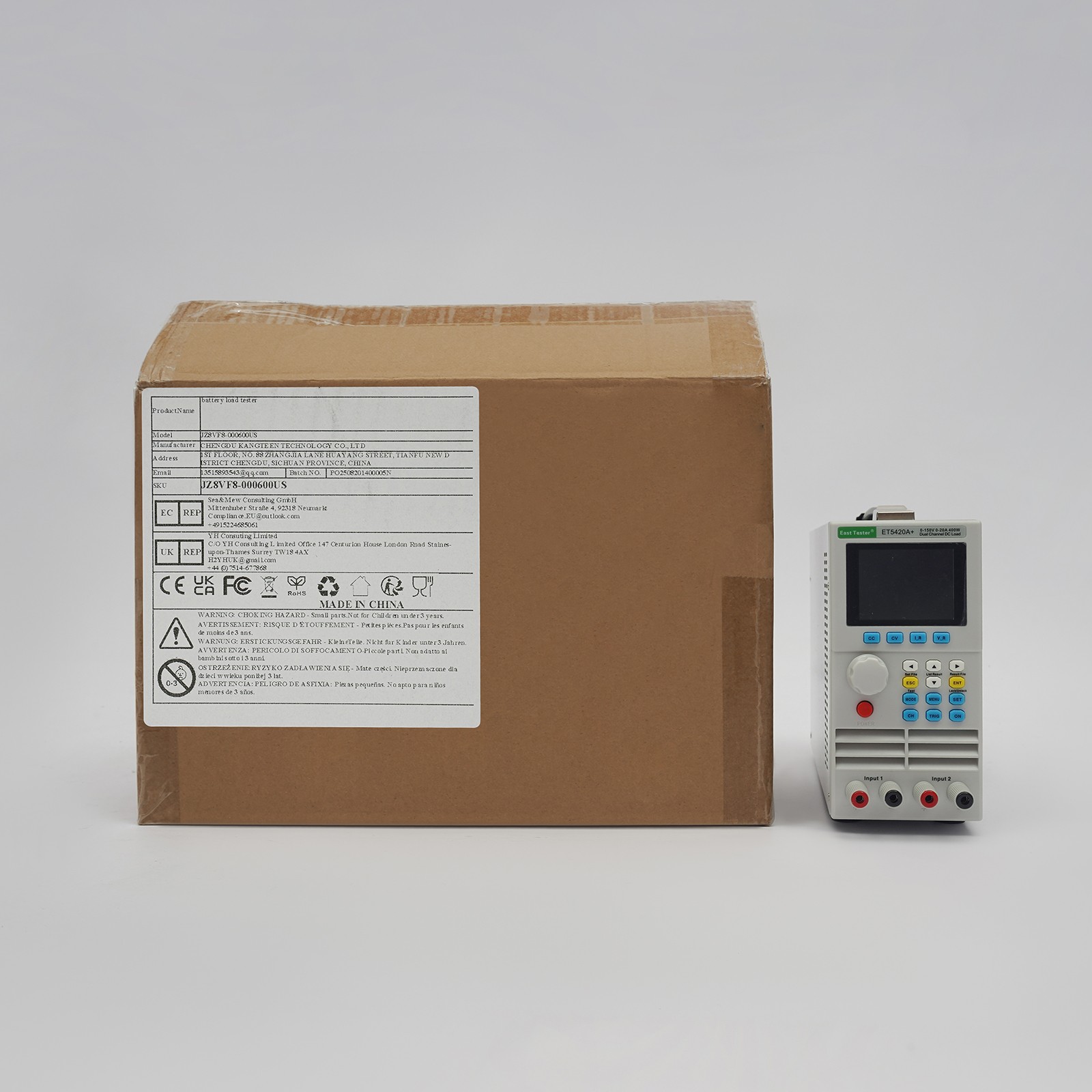 Programmable Electronic Load Tester, Electronic Load Tester with Dual Channel