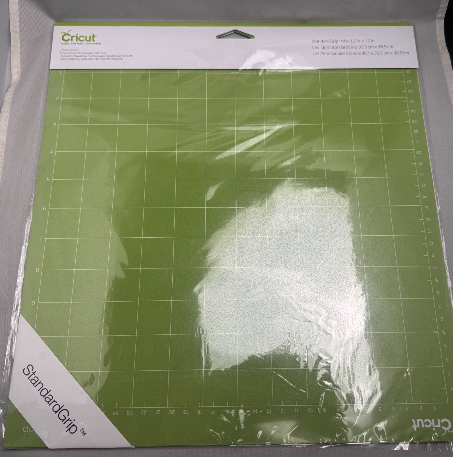 Cricut Standard Grip Cutting Mat - 2001974  - 2 Pieces - Green - Used