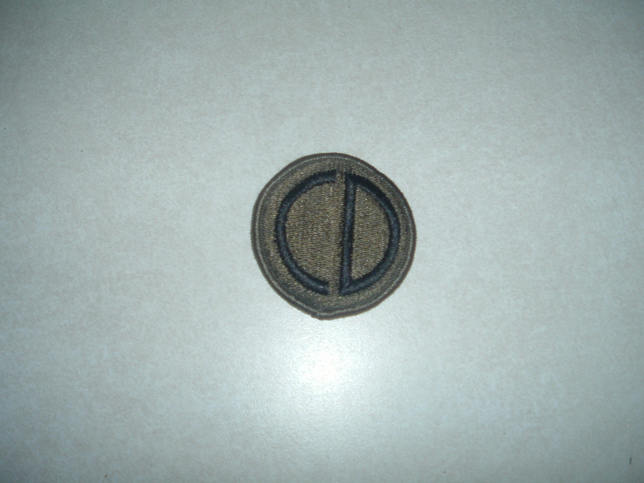 GENUINE MILITARY PATCH US ARMY 85TH INFANTRY DIV SUBDUED OD GREEN NEW OLD STOCK