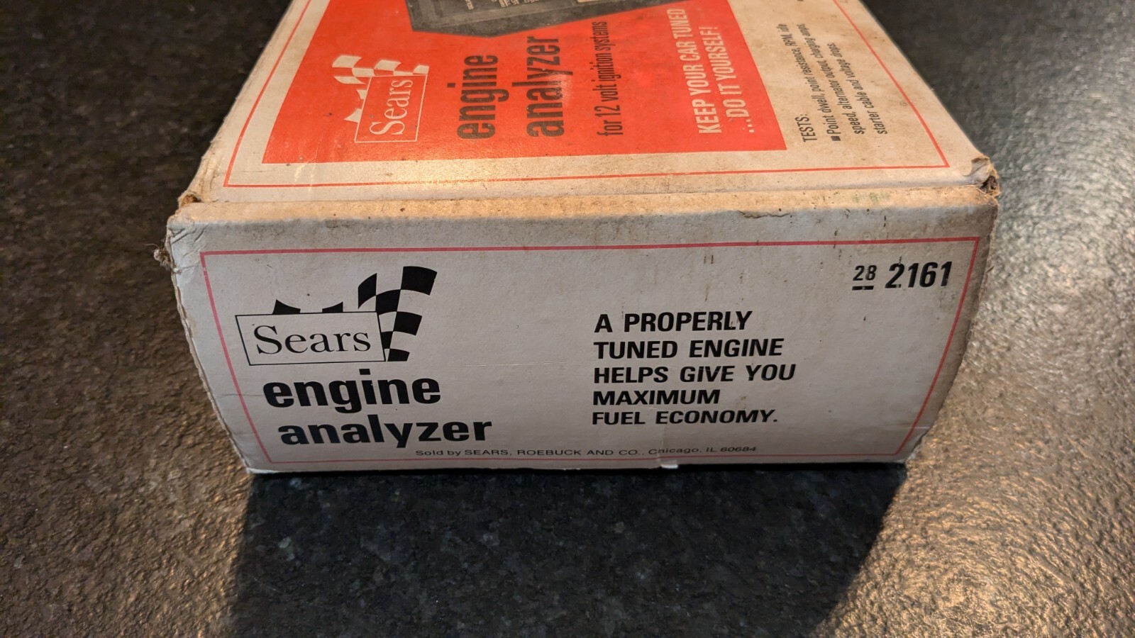Sears Engine Analyzer Model 2161 (28-2161) 12 Volt Ignition 4~6~8 Cylinders