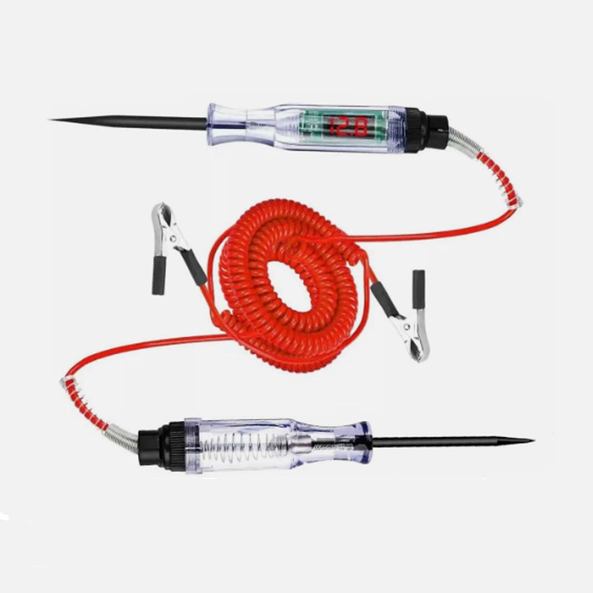 2Pcs DC 6V-24V voltmeter probes for car maintenance and electrical diagnostics