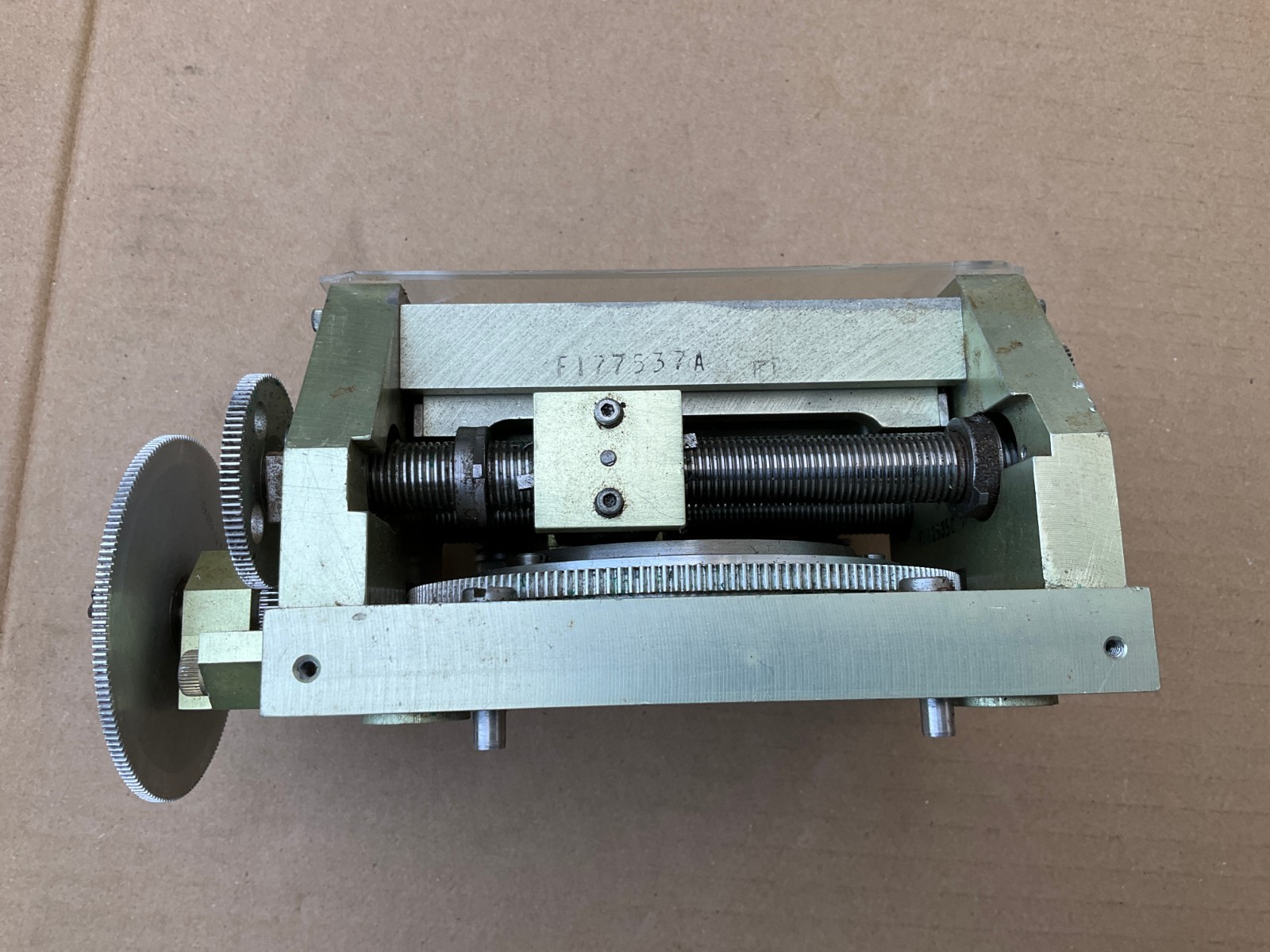 VTG Precision Gear Train with Steel Frame Engineers Tool Movie Editing UNIQUE!