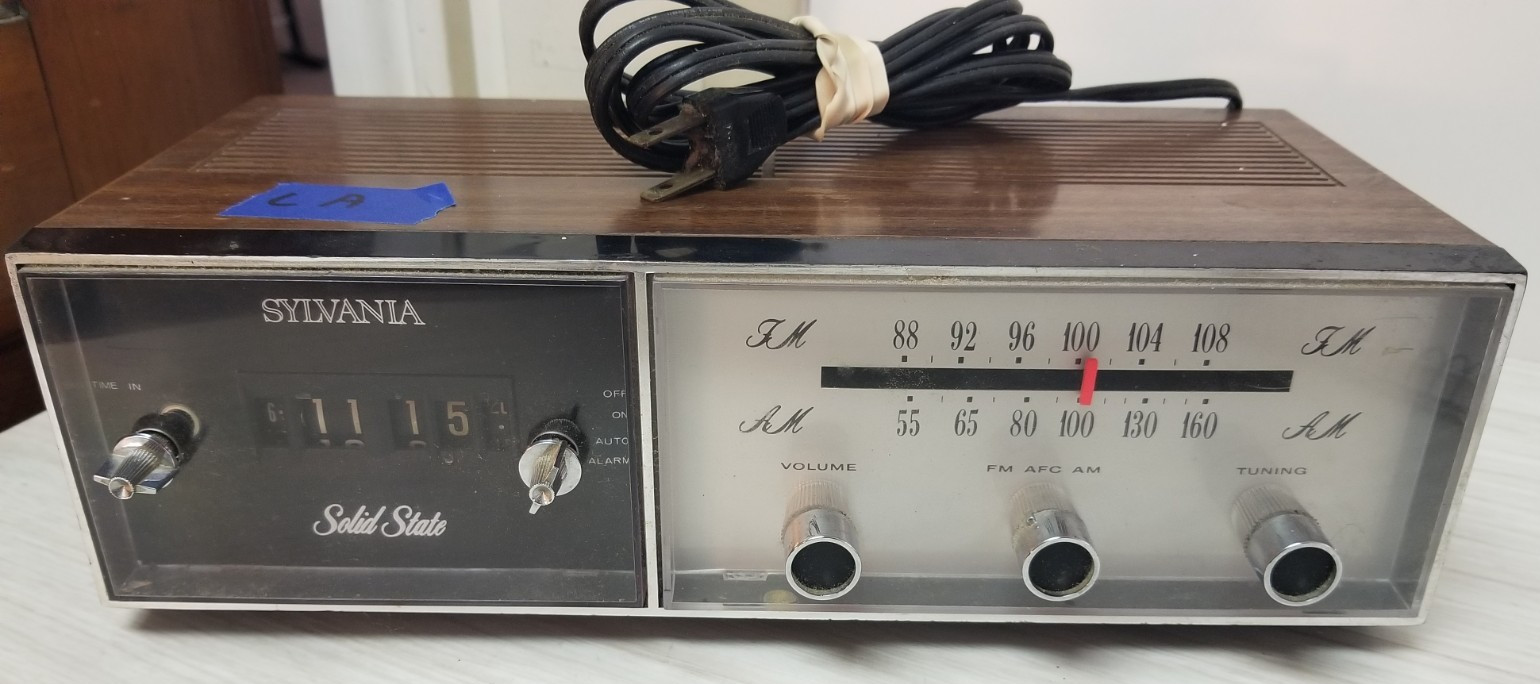 sylvania solid state / model BK- 380 W -  tuner  tested good K361 LA