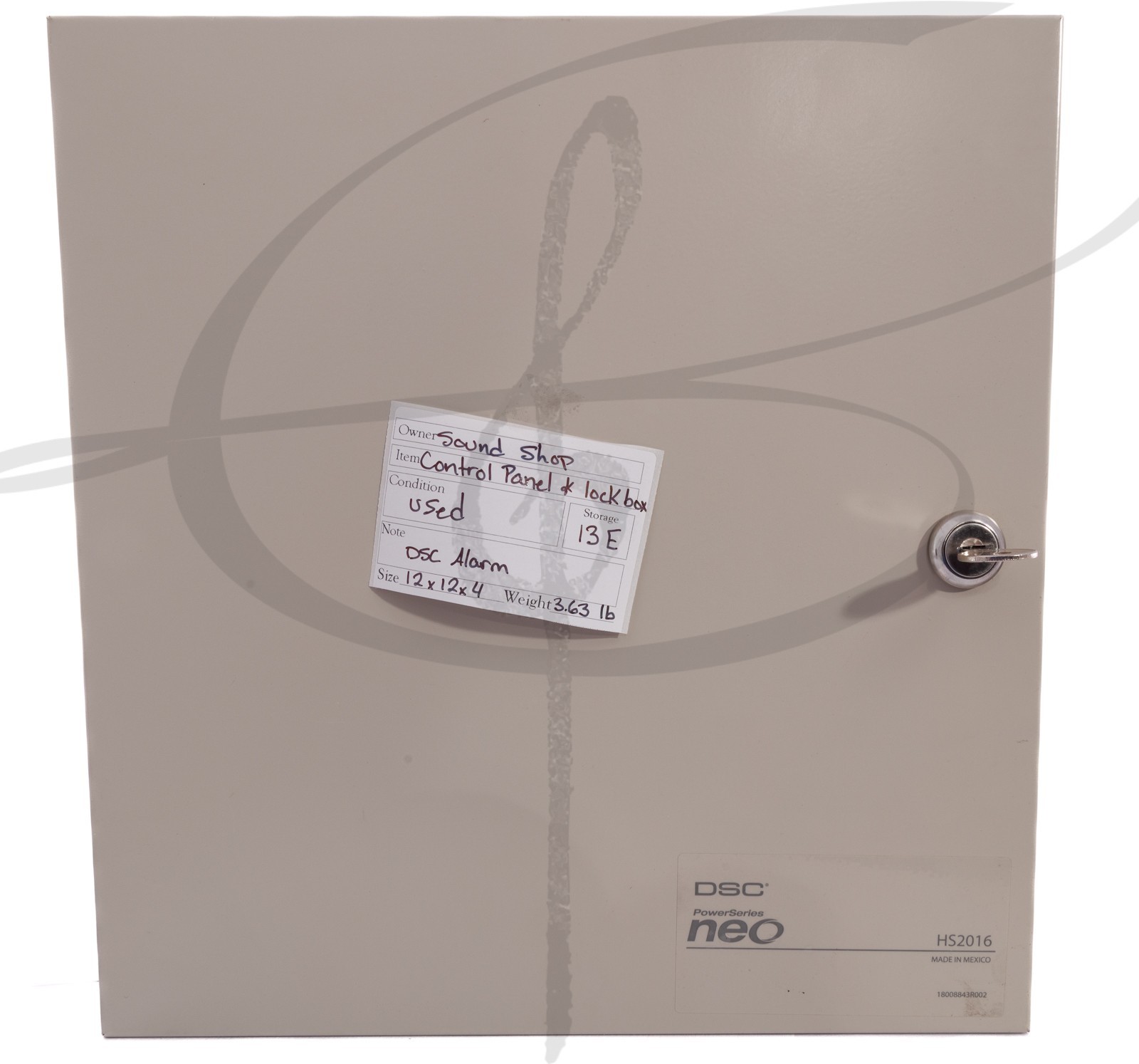 DSC PowerSeries Neo Security Alarm Control Panel Enclosure w/ HS2016 Alarm Panel