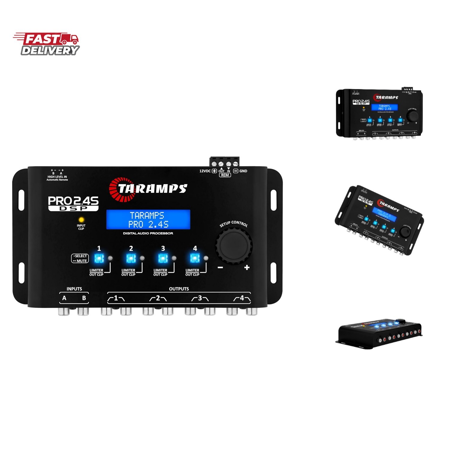 Pro 2.4S DSP Crossover full Digital Signal Processor and Equalizer with seque...