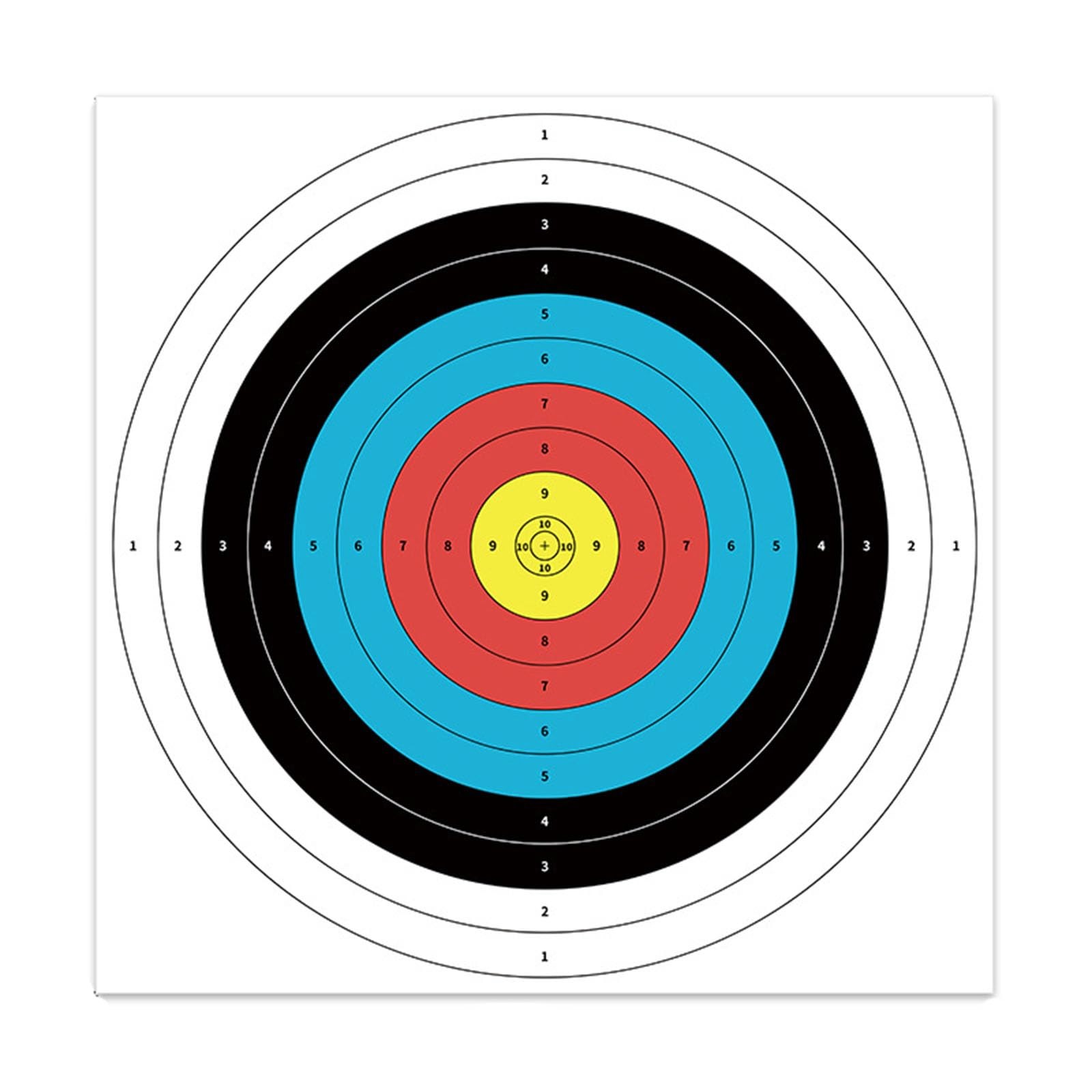 50Pcs Archery Paper Targets Arrow Targets for Air-Soft, BB Guns, Air Rifles S...