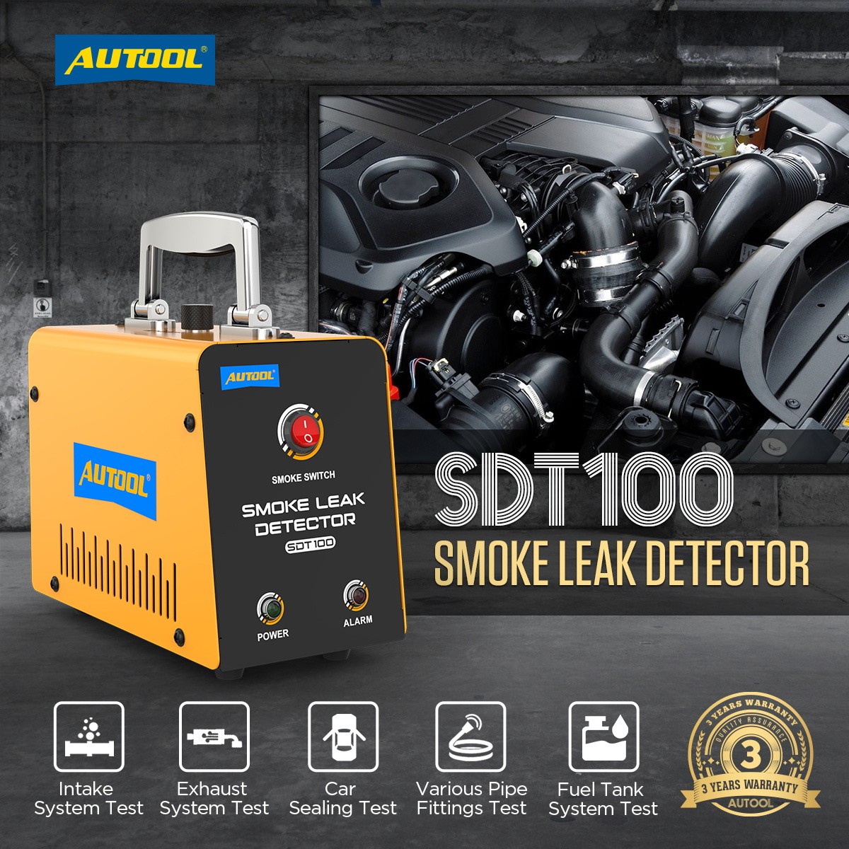 Automotive EVAP Smoke Machine Diagnostic Vacuum Leak Tester Detection Smoke Test