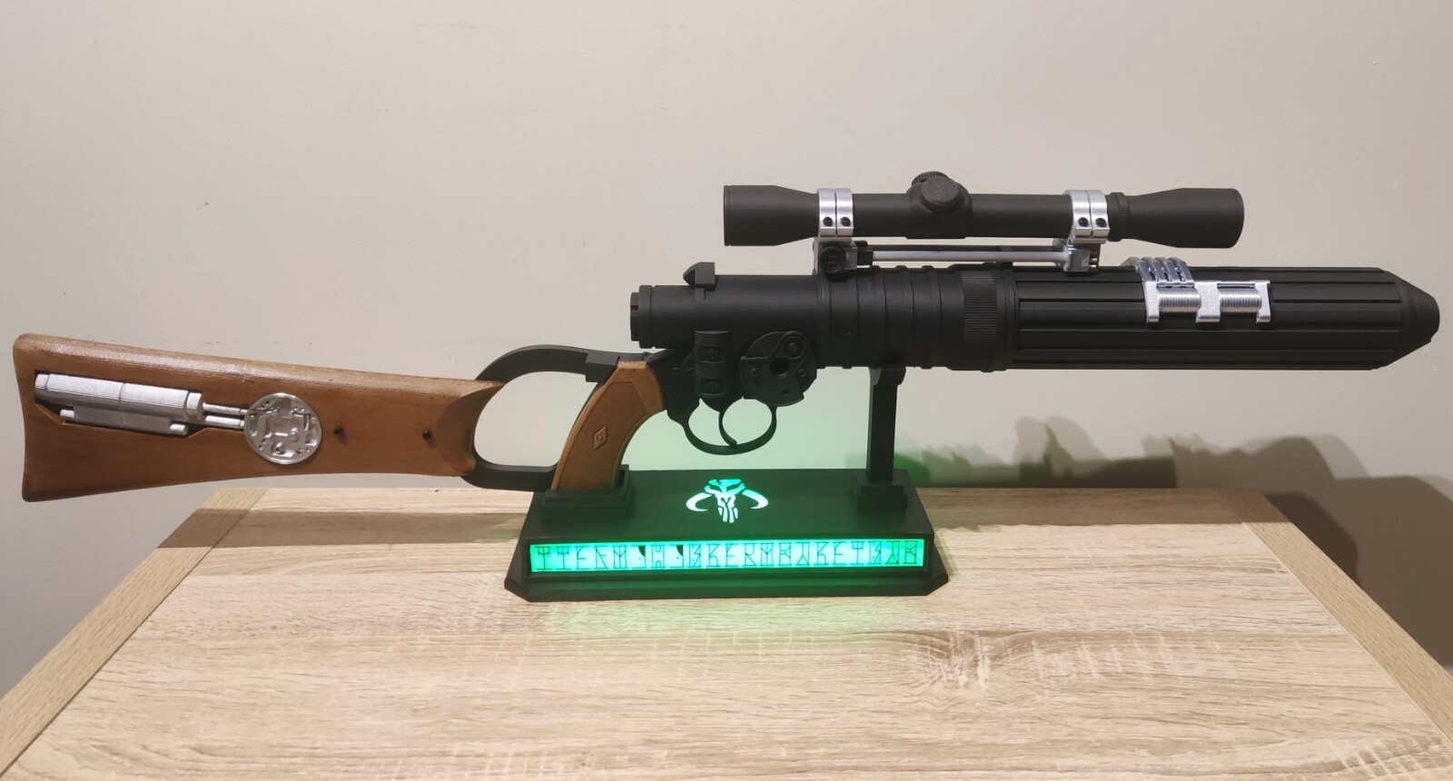 Custom 3D printed Boba Fett's EE-3 Carbine from The Book of Boba Fett