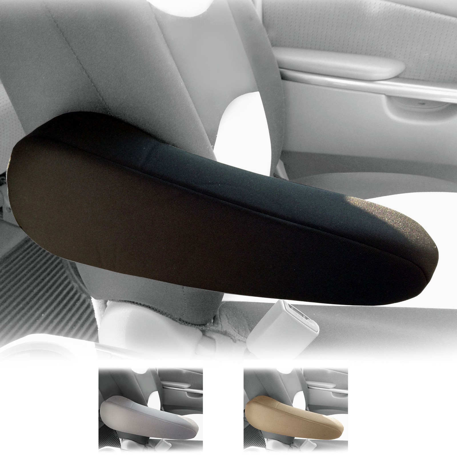 FH Group Universal Fit Cloth Armrest Cover for Car Van Truck - 2 Pcs, One Pair