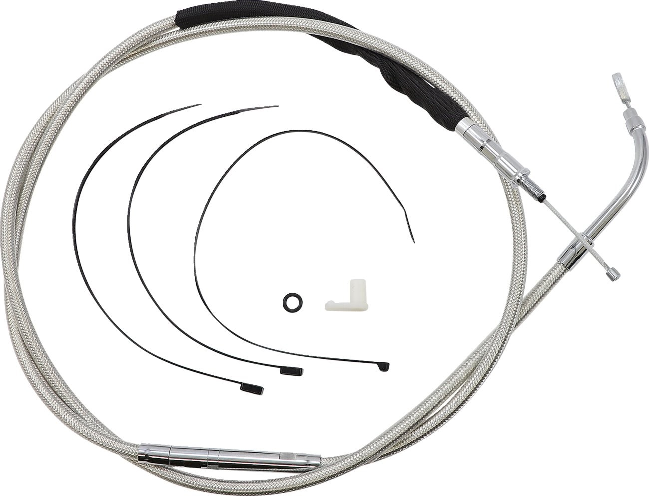 Magnum 73-3/4" High-Efficiency Polished Stainless Clutch Cable (52368HE)