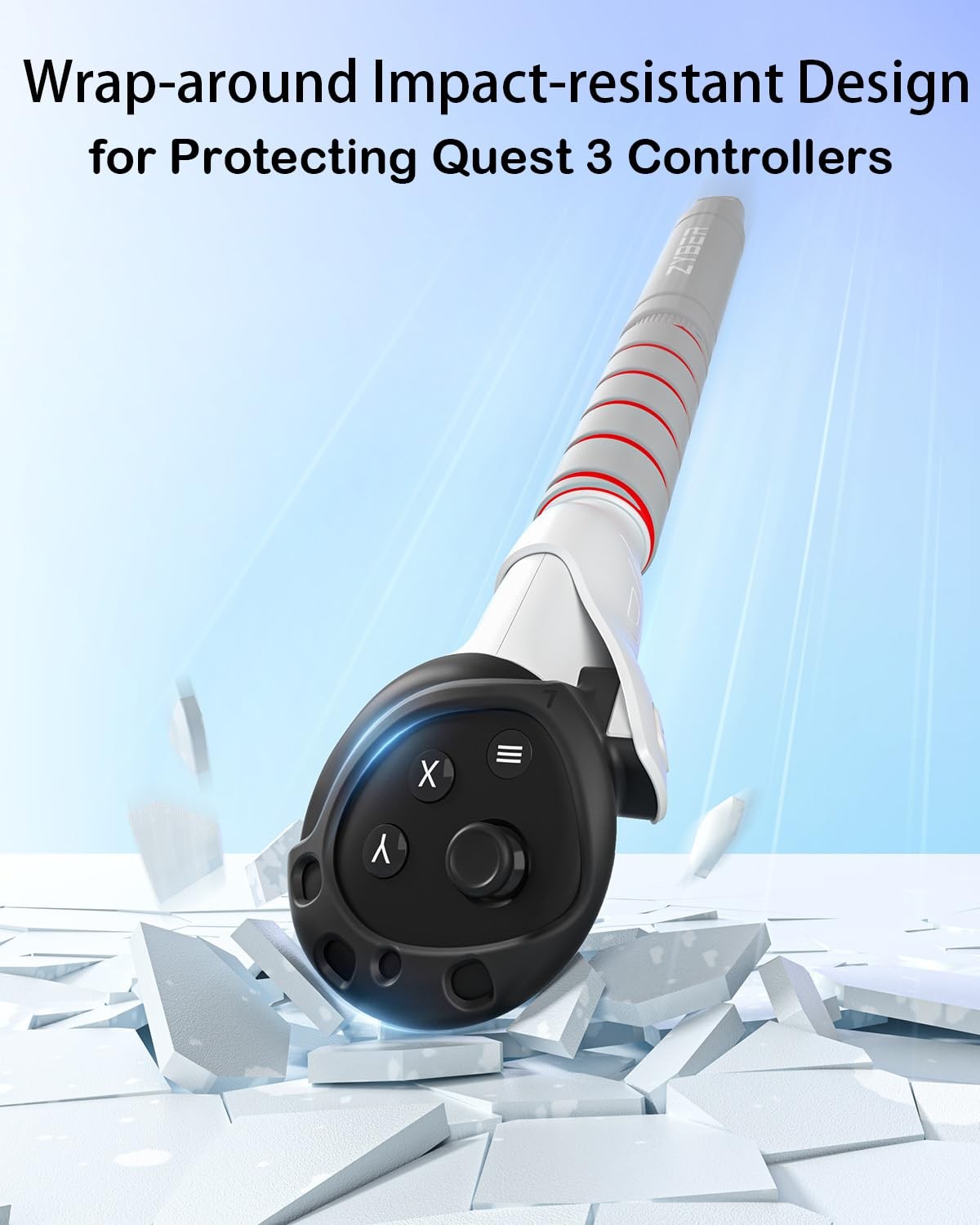 Gorilla Tag Extender for Meta Quest 3 Controllers, VR Gamer Grip & Accessories